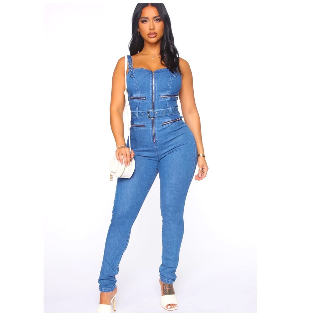 Denim jumpsuit